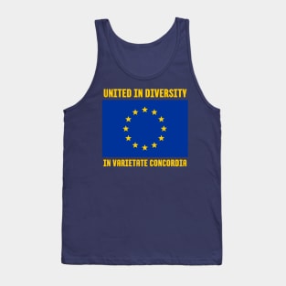 European Union United In Diversity Tank Top